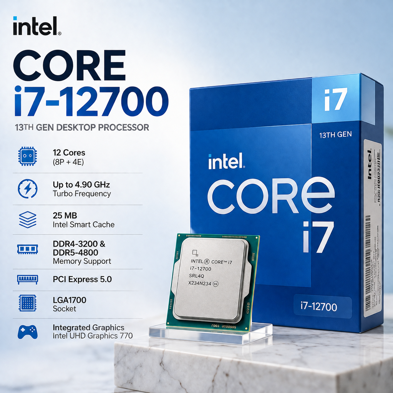 Intel Core i7-12700 Desktop Processor