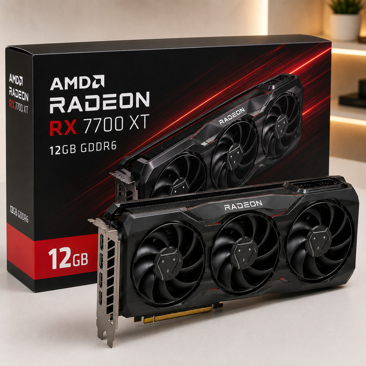 AMD Radeon RX 7700 XT 12GB GDDR6 Graphics Card