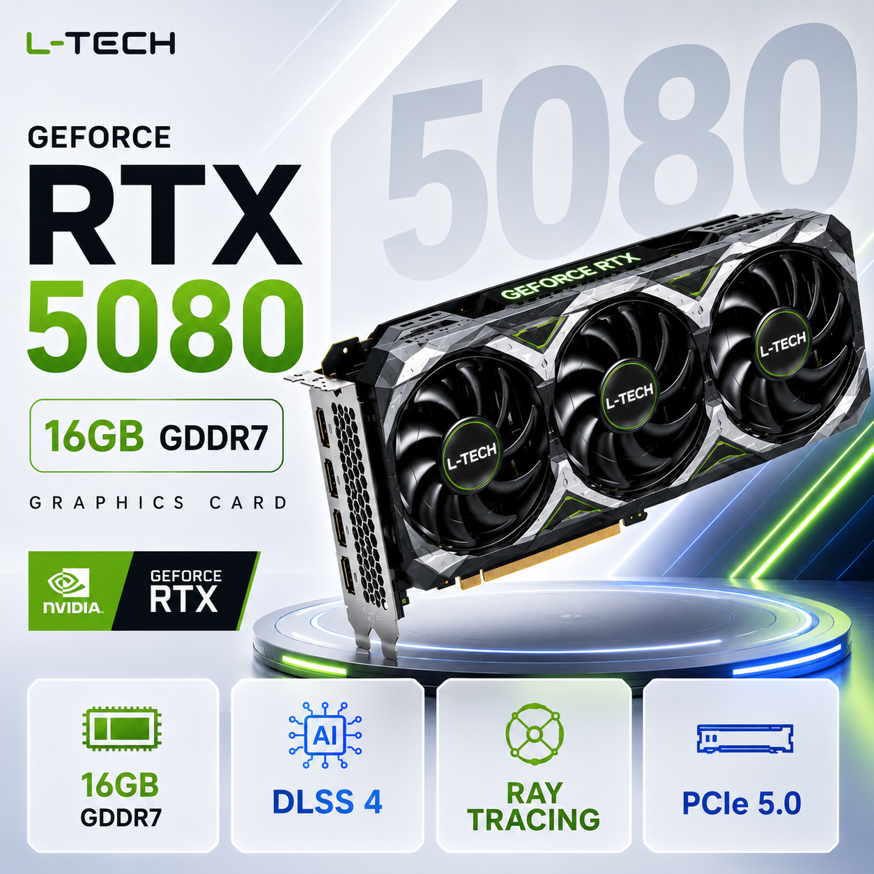 NVIDIA GeForce RTX 5080 16GB GDDR7 Graphics Card