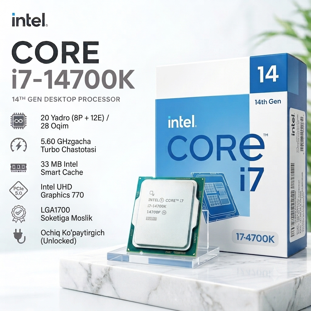 Intel Core i7-14700K Desktop Processor