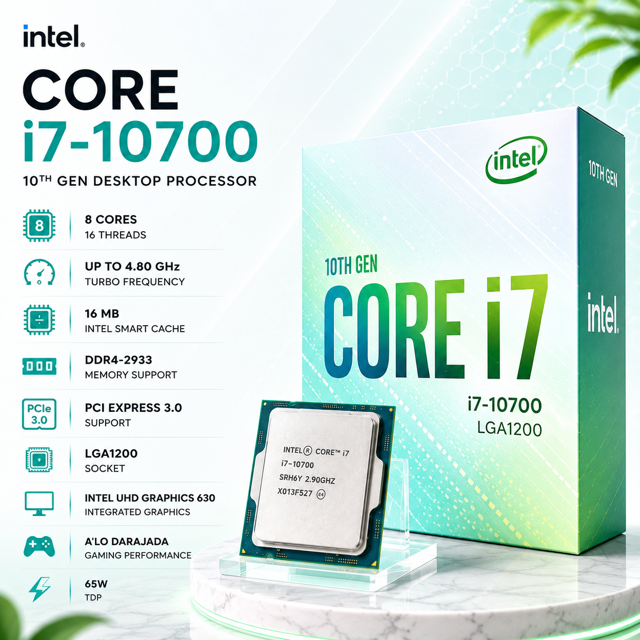 Intel Core i7-10700 Desktop Processor