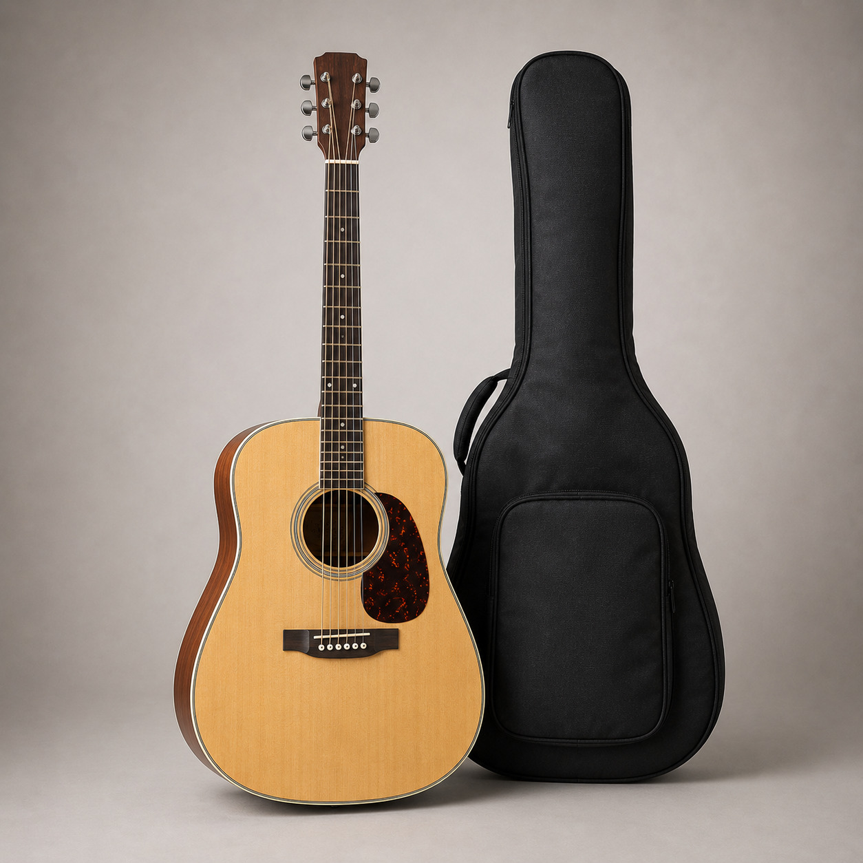 Akustik gitara – dreadnought, po‘lat torli (40×12×104 sm)