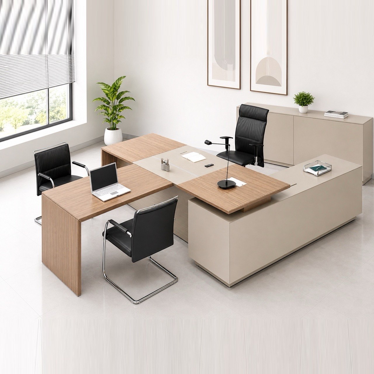 Ofis mebel to‘plami –  stol va stul (LDSP, PVX 2 mm)