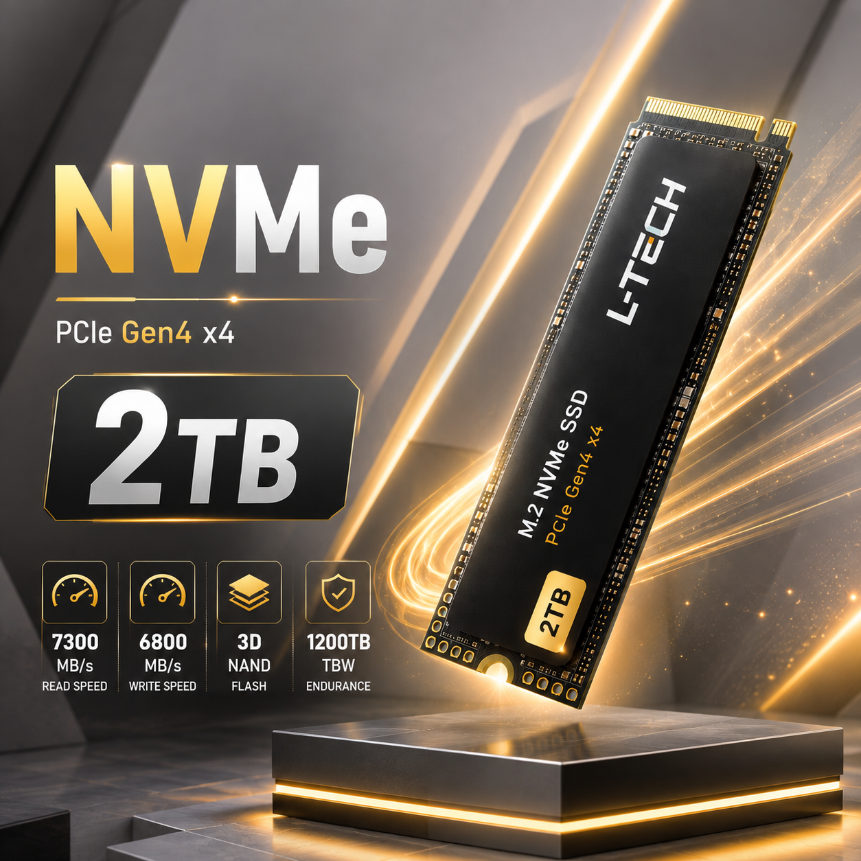 QATTIQ DISK | M.2 NVMe SSD 2TB