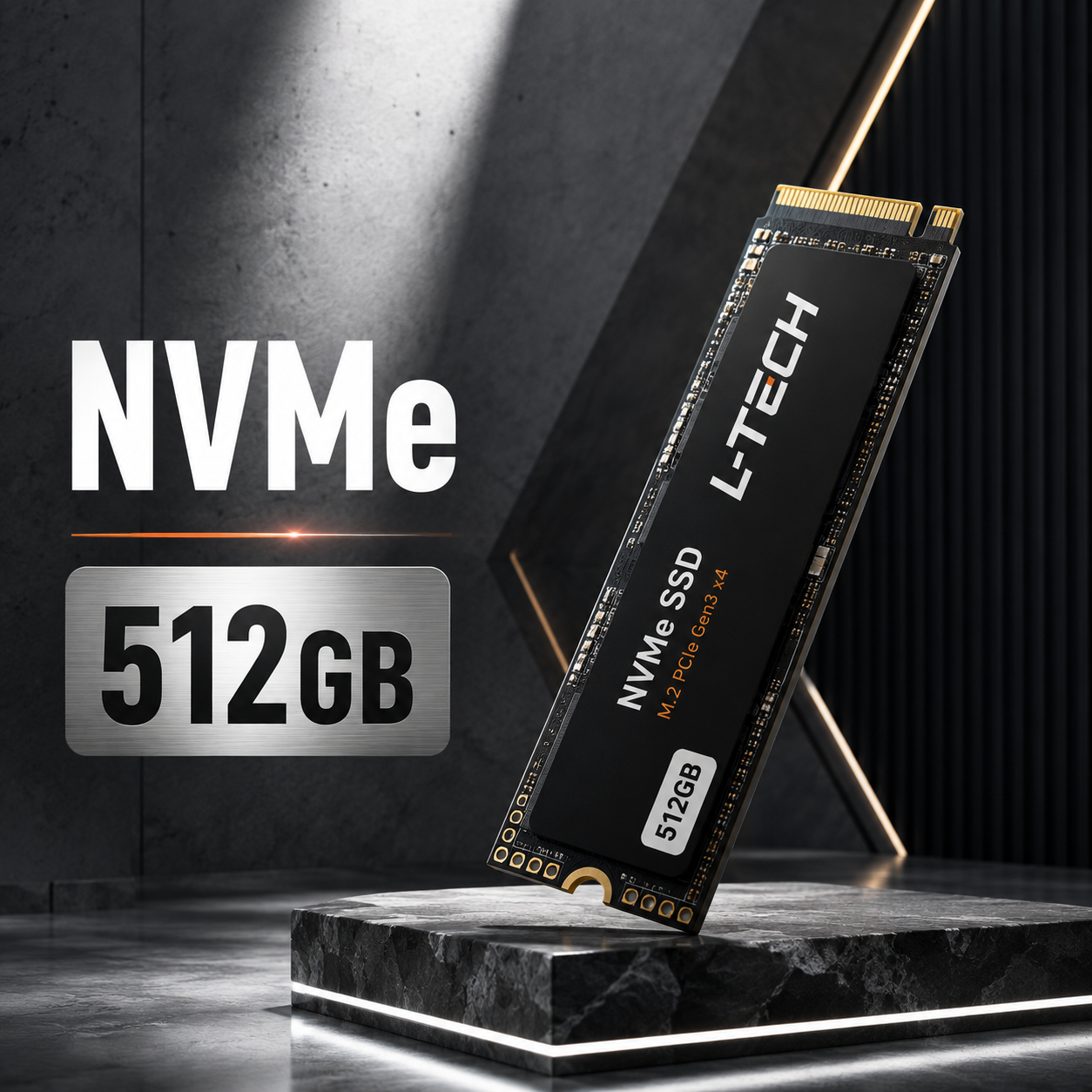 QATTIQ DISK | M.2 NVMe SSD 512GB - PCIe Gen3