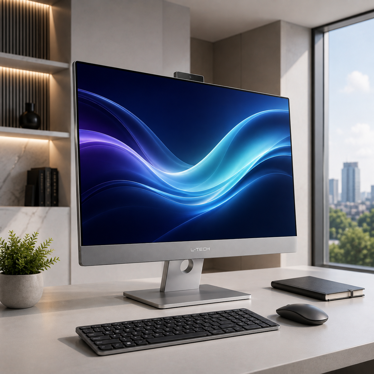 L-TECH Monoblok All-in-One PC 27 inch QHD Intel Core i9-14900 | 64GB RAM | 2TB NVMe SSD