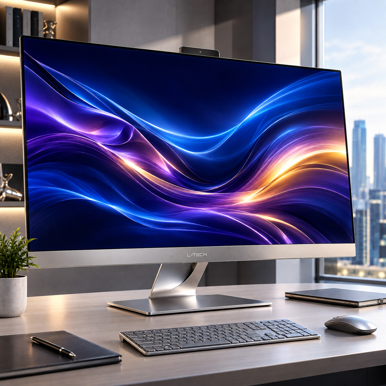 L-TECH Monoblok All-in-One PC 32 inch 4K OLED Intel Core Ultra 9 285 | 64GB RAM | 4TB NVMe SSD