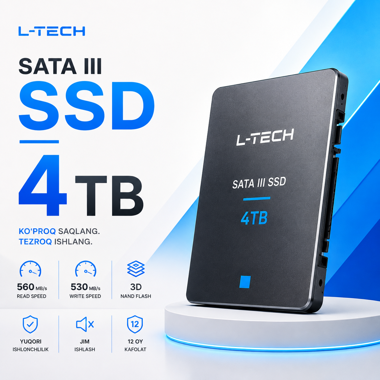 QATTIQ DISK | SATA III SSD 4TB