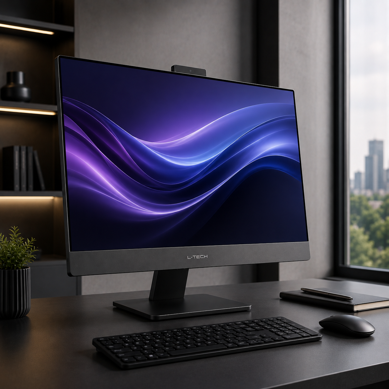 L-TECH Monoblok All-in-One PC 27 inch QHD Intel Core i7-14700 | 32GB RAM | 1TB NVMe SSD