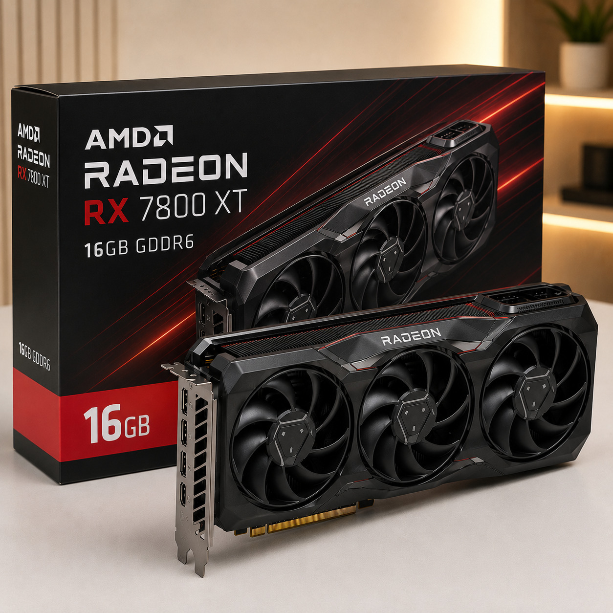 AMD Radeon RX 7800 XT 16GB GDDR6 Graphics Card