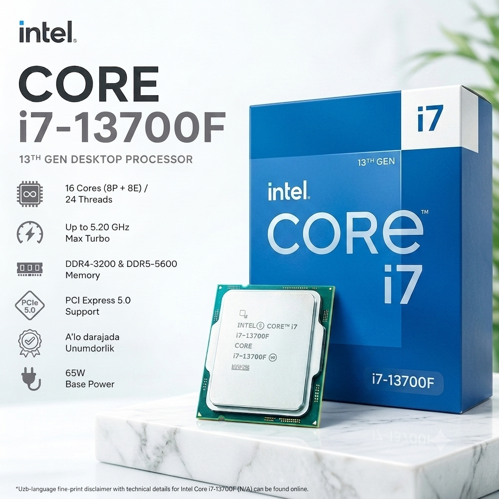 Intel Core i7-13700F Desktop Processor